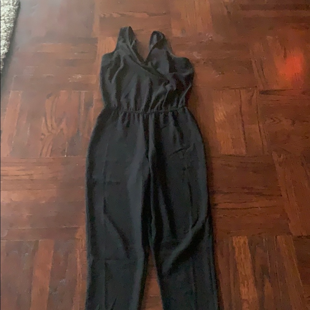 Marine layer jumpsuit black large